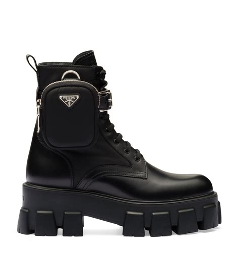 boots with pockets prada|women Prada boots with pouch.